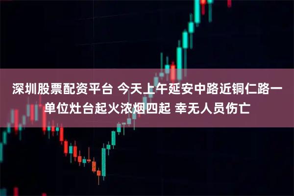 深圳股票配资平台 今天上午延安中路近铜仁路一单位灶台起火浓烟四起 幸无人员伤亡