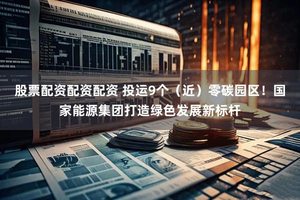 股票配资配资配资 投运9个（近）零碳园区！国家能源集团打造绿色发展新标杆